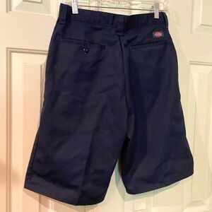 Dickies 29” Men's Navy Blue Shorts, Loose Fit School Uniform Casual Preppy Khaki